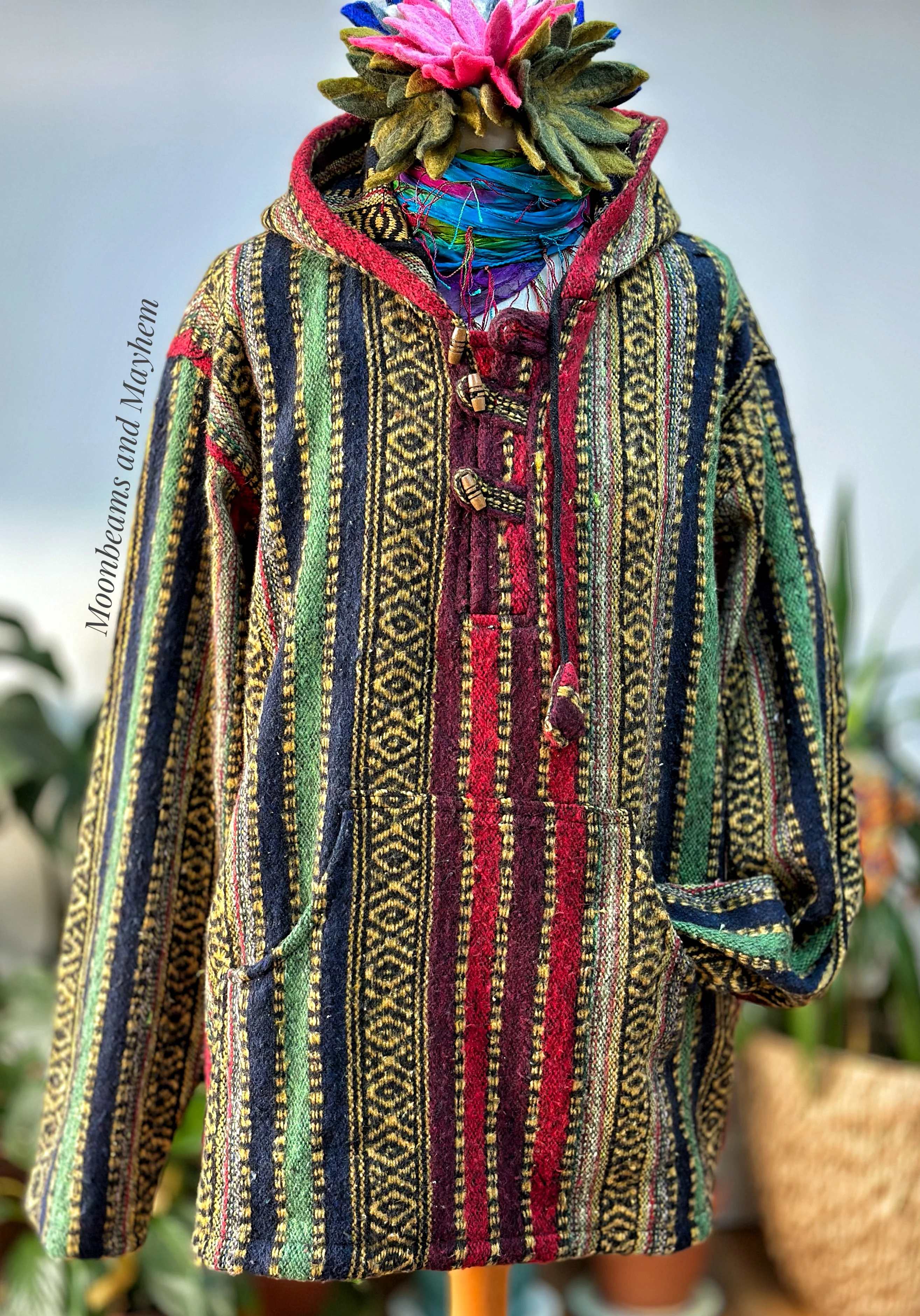 BRUSHED COTTON BAJA HOODIE / JUMPER - Image 3