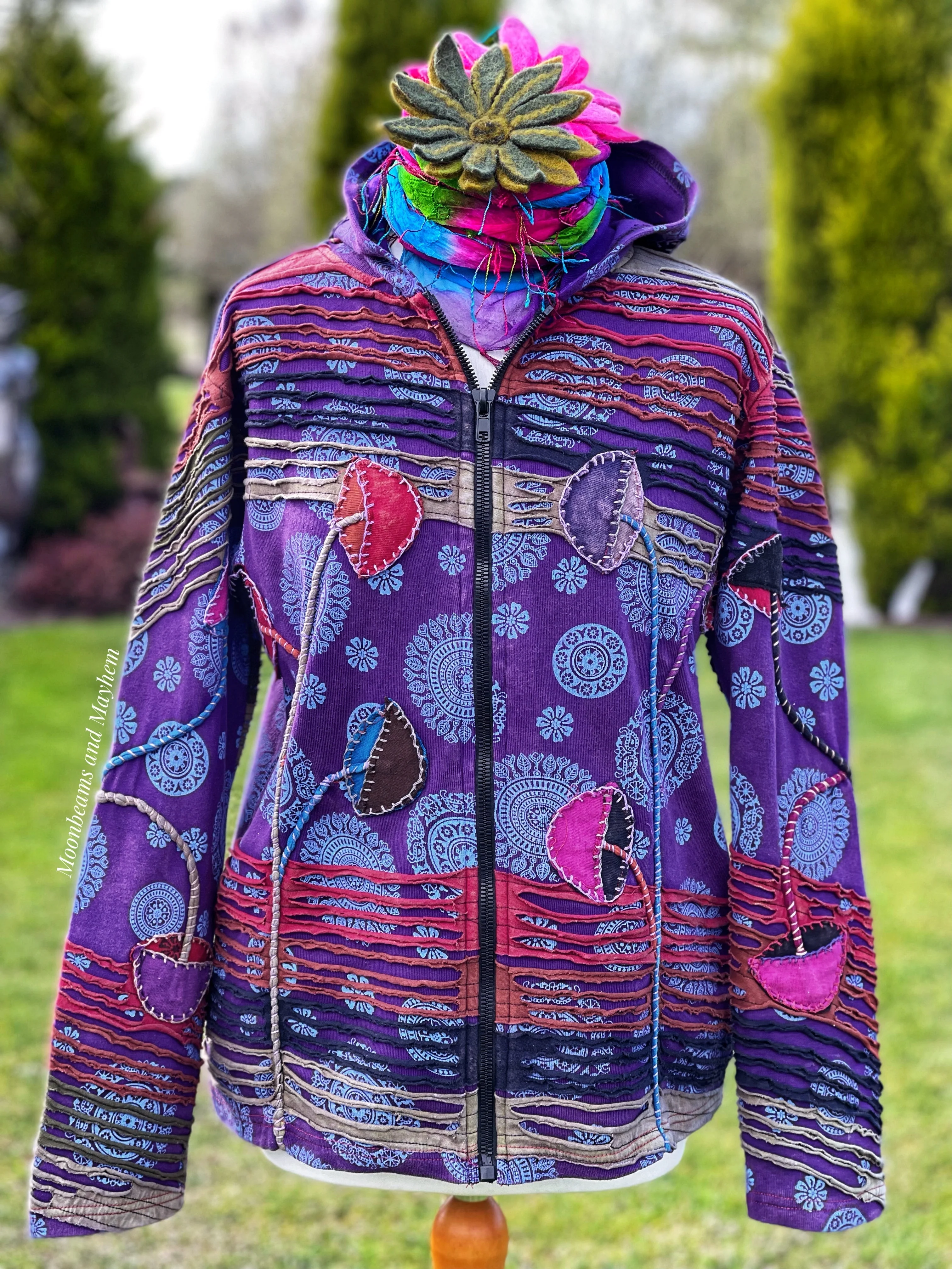 PURPLE WOODLAND DREAMS JACKET S / M / L - Image 4