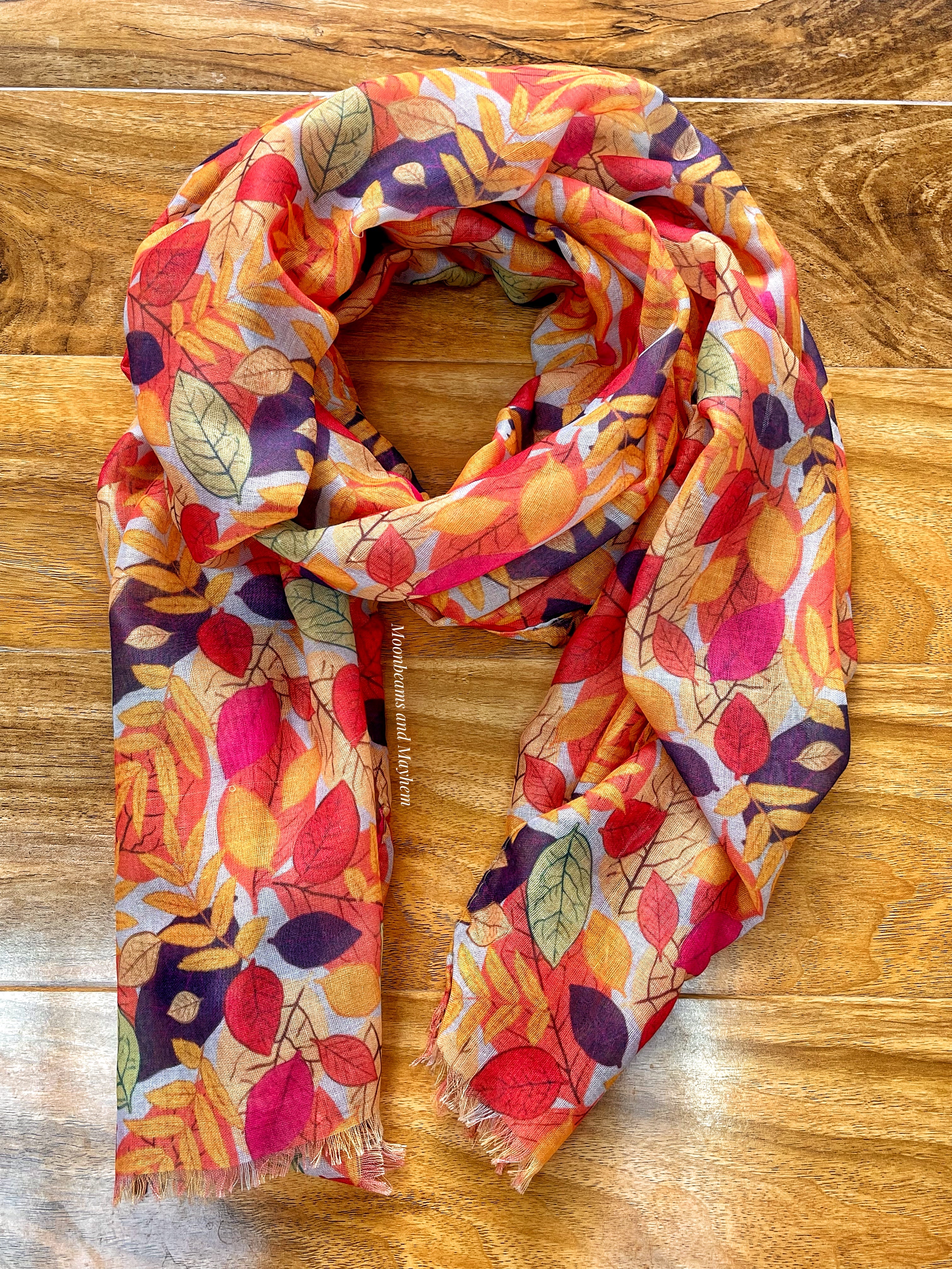 DANCING LEAVES SCARF - Image 3