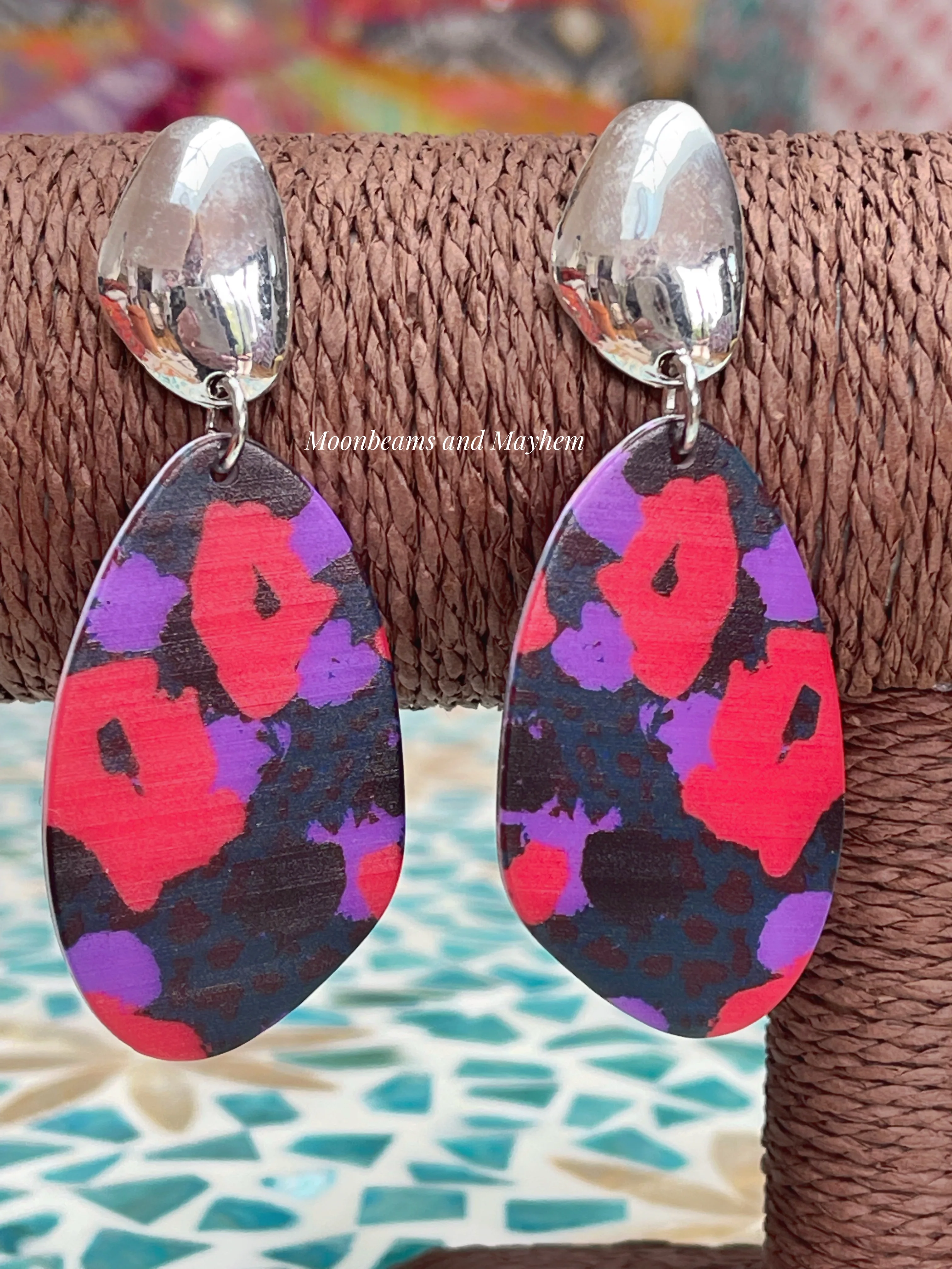 DELICIOUS POPPY DROP EARRINGS - Image 4