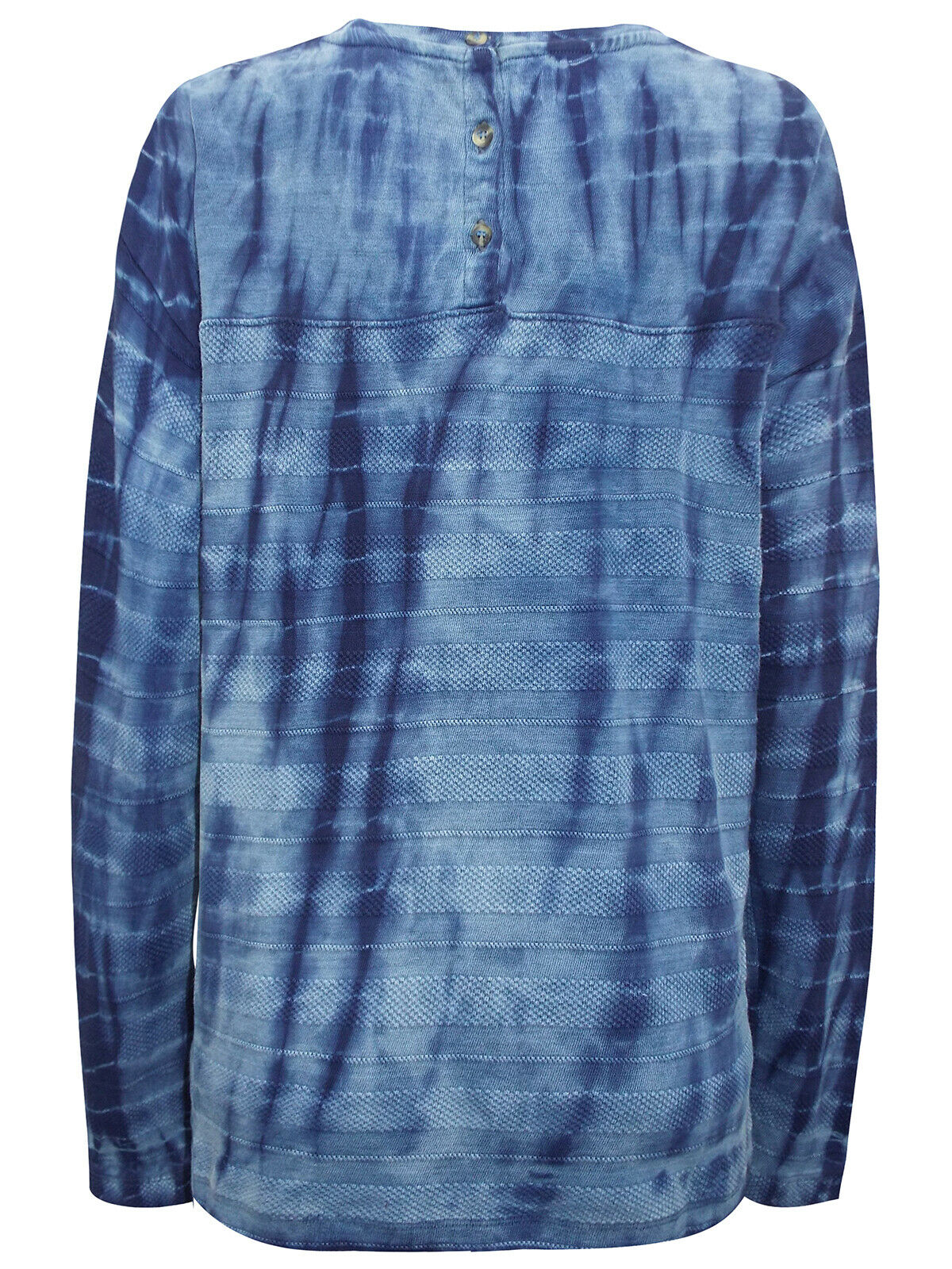 DENIM BLUE LADIES COTTON TIE DYE TOP / JUMPER S - XL - Image 6