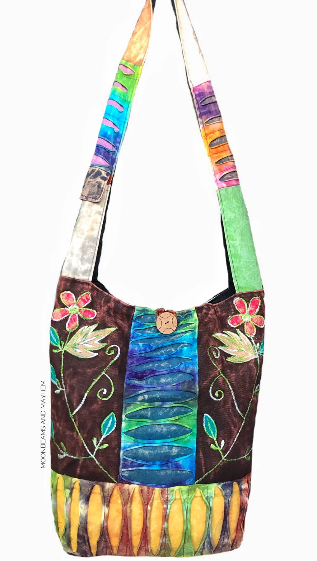 ENCHANTING WILDWOOD LARGE COTTON TOTE /  BAG - Image 3
