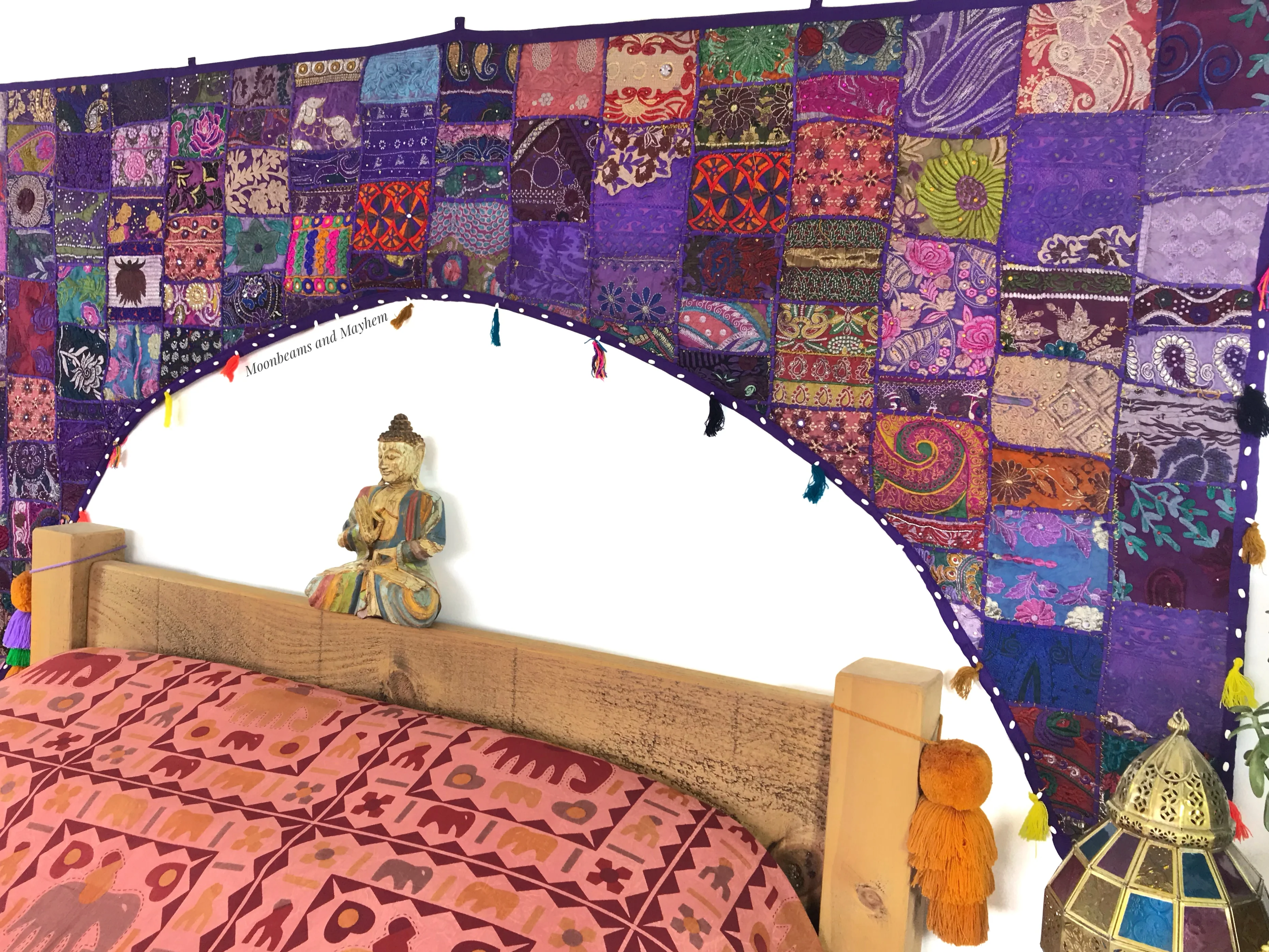 EXQUISITE XL PURPLE BED / WINDOW TORAN - Image 5