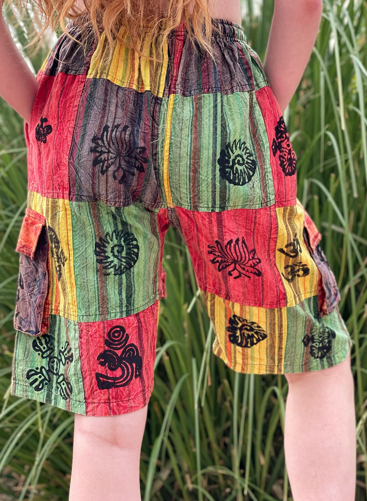 FABULOUS HIPPIE CAMDEN PATCH SHORTS REG + PLUS SIZE - Image 6