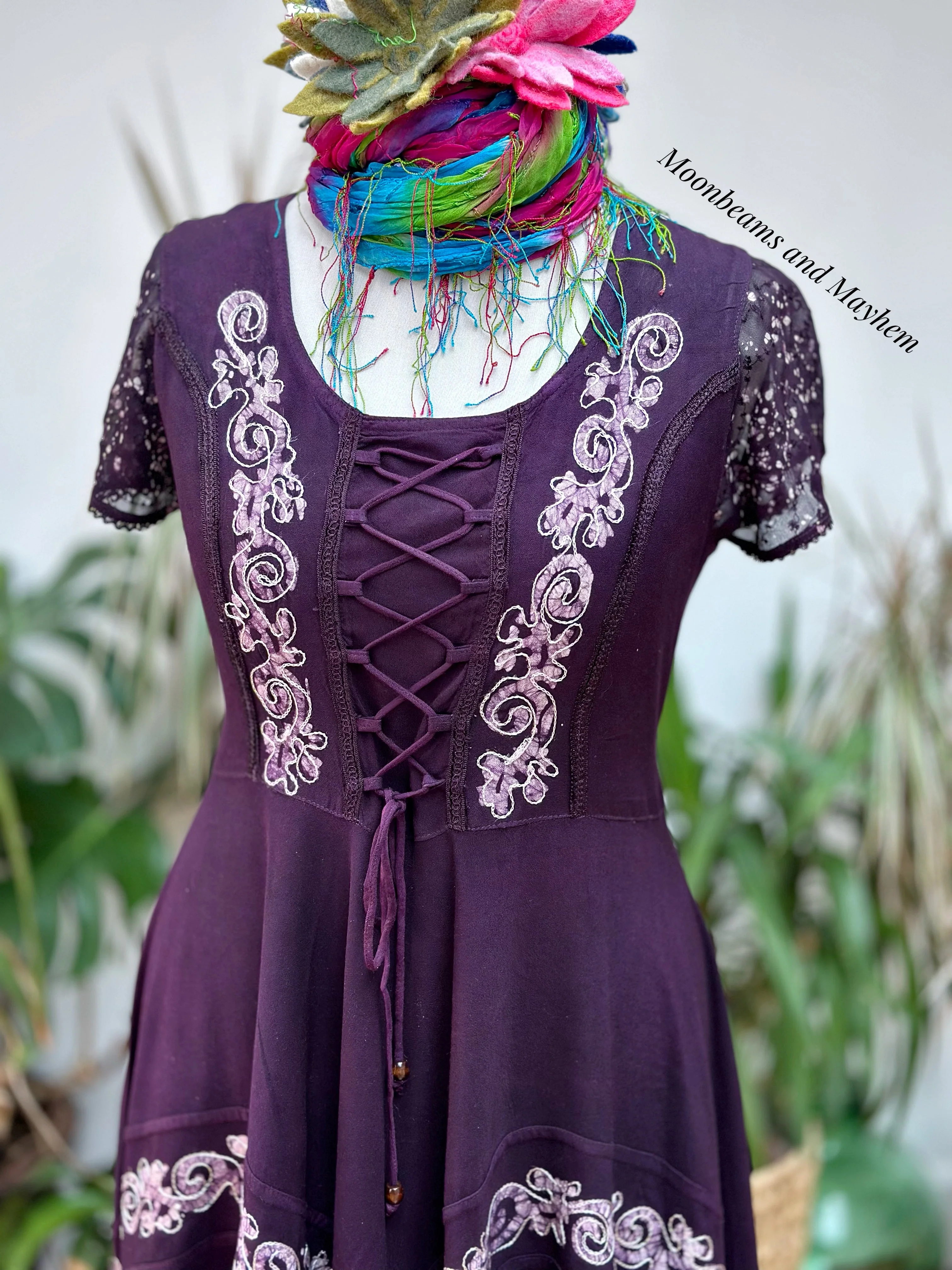 FOLK ART DRESS (UK 14/16) - Image 4