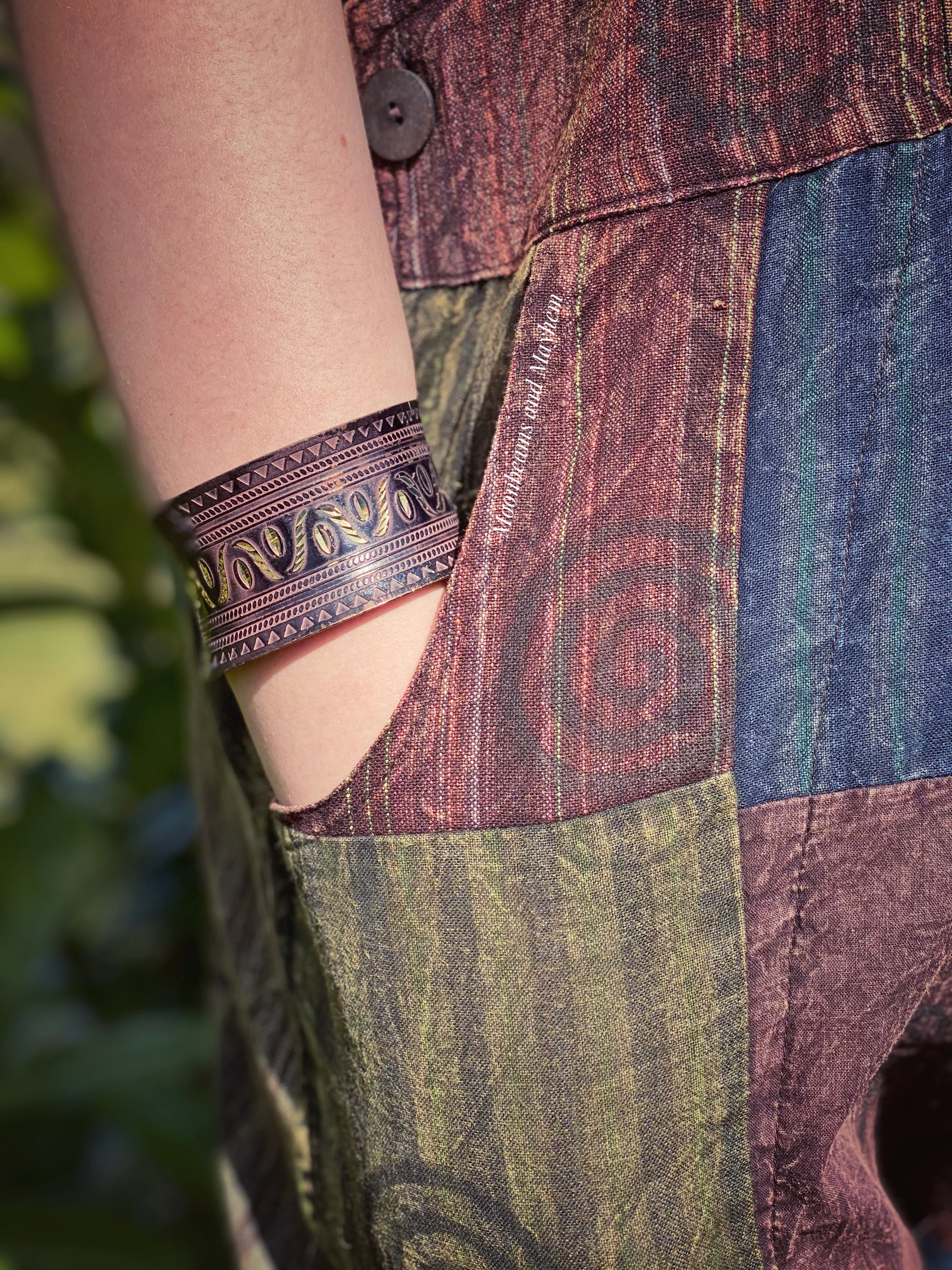 TRIBAL COCOA  CUFF / BRACELET - Image 4